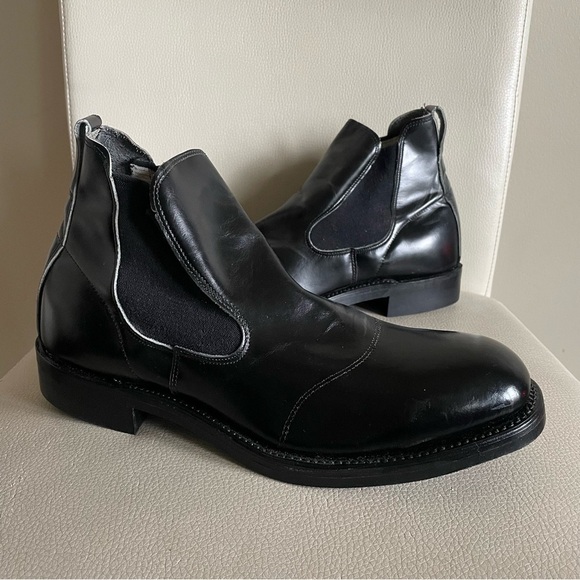Vintage Biltrite Leather Steel Toe Military Ankle Chelsea Work Safety Boots - Picture 1 of 7